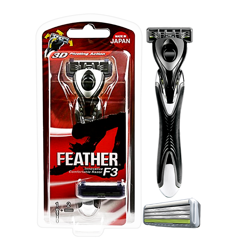 �ձ�����Feather ��ë F System Samrai Edge ��ʿ�ֶ����뵶 1����+13��ͷ122.4Ԫ����3��9�ۣ�